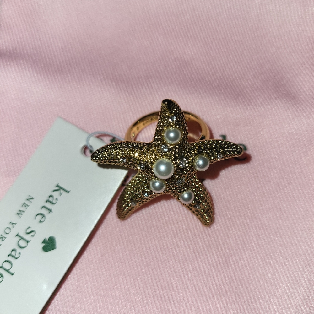 KATE SPADE • Sea Star Starfish Ring - Picture 9 of 12